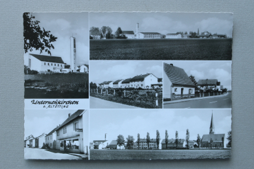 AK Unterneukirchen b Altötting / 1940-1960 / Mehrbildkarte / Strassenansicht / Vasa textil